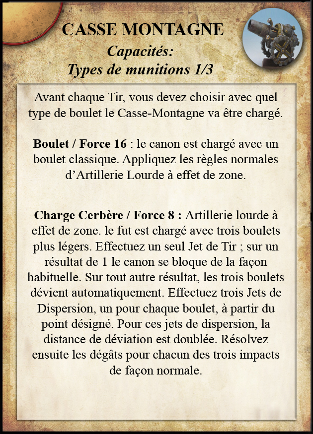 Types de Munitions 1